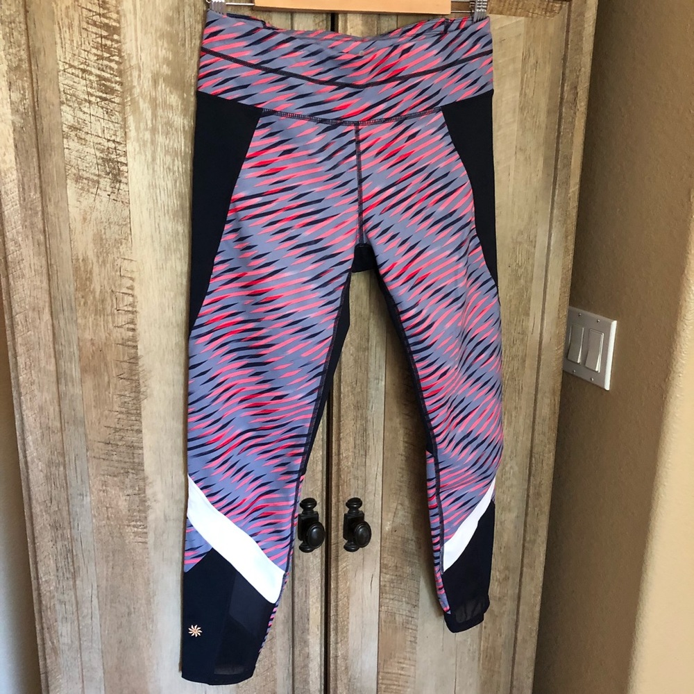 NWOT Athleta Color block Sonar 7/8 Tight | M